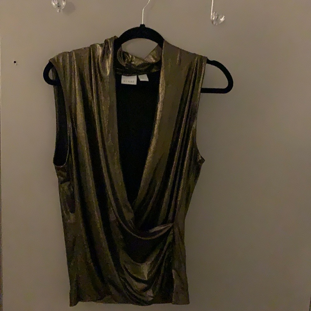 Kenar party wrap top! Beautiful color